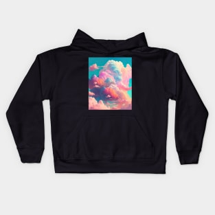 Pastel Clouds Kids Hoodie